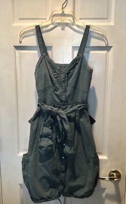 Zac Posen For Target Chambray Stonewash Boho Blue Dress sz XS