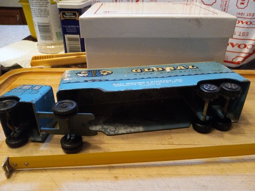 Vintage Ralstoy 26 Global World Wide Moving Semi-Truck Marquette mi Gaylord - Picture 7 of 8
