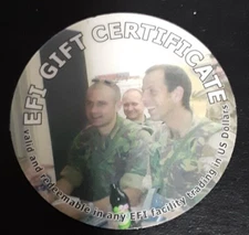 1EFI25K  BRITHISH  EFI  1st Print  25 Cents  Pog  from 2004  not AAFES