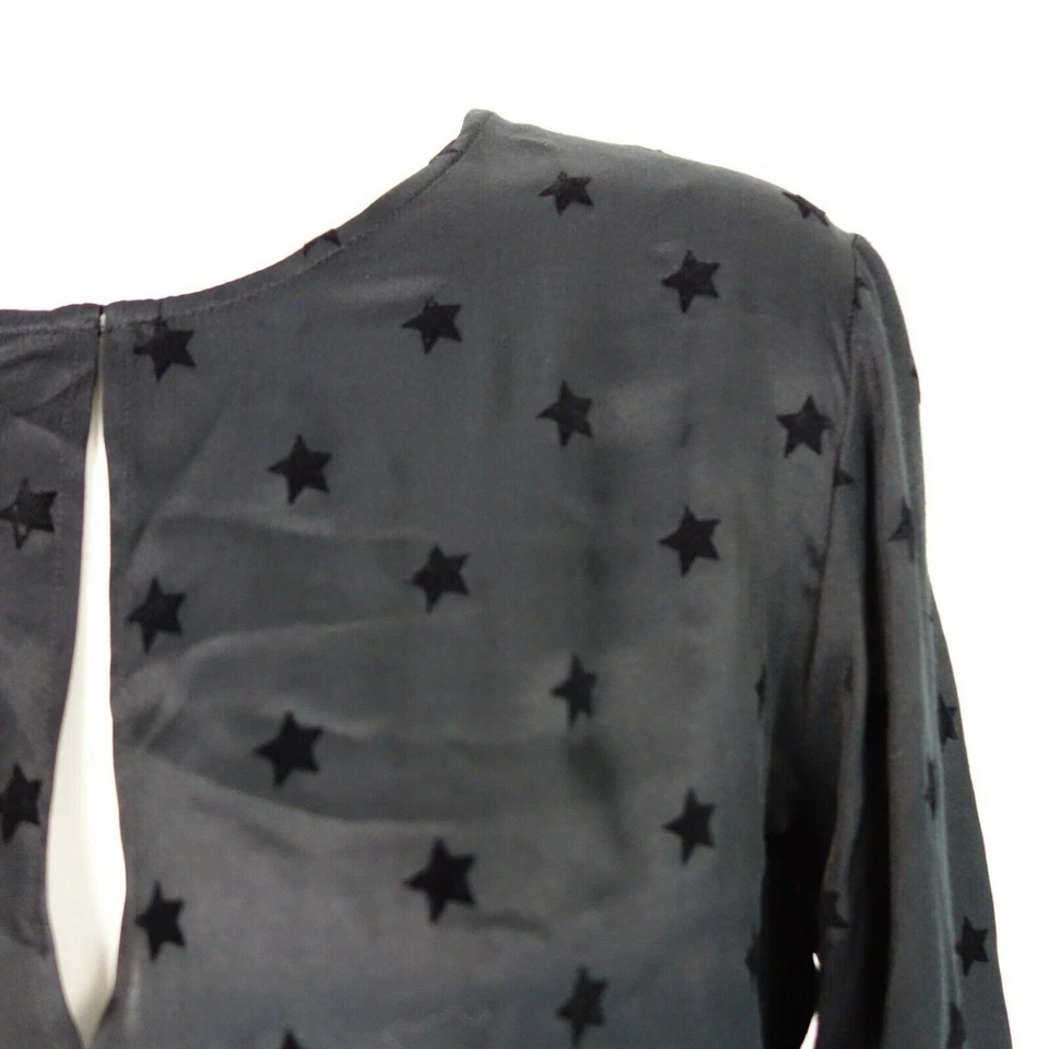 Drykorn Bluse Schwarz Damen Tunika Hemd  Oberteil Velly Viskose Seide Neu - Bild 4 von 4