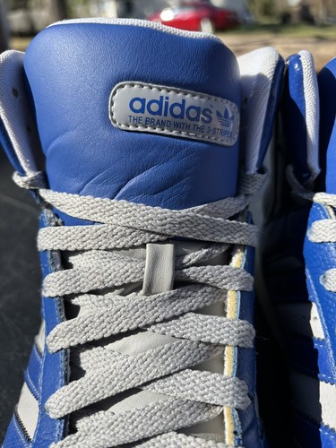 Size 12- Adidas Originals Woodsyde 84 High Top Blue/gray - Picture 19 of 22