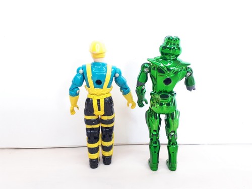 Vintage Gi Joe Figuren Cobra Sky Creeper 1991 & Lazer Force Power-Surge 1994 GC - Bild 7 von 10