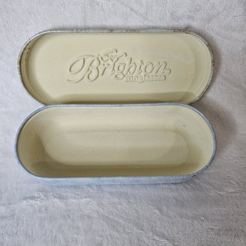 Brighton Metallic Eye Glasses Case Tin Romantic Beautiful Victorian Art Floral - Picture 2 of 4