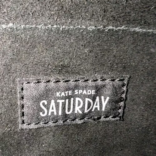 Borsa Kate Spade Saturday tasca interna in vera pelle nera nuova senza etichette - Foto 10 di 12