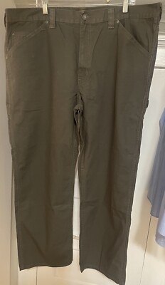 CE Schmidt Men s Workwear Relaxed Fit Green Utility Work Pants 44x32 NWT