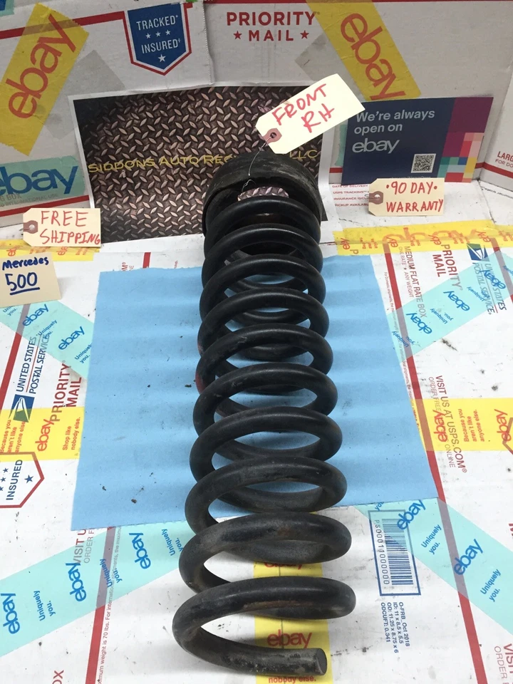 1990 1991 1992 1993 MERCEDES-BENZ 500SL MOLA HELICOIDAL DIANTEIRA DIREITA DO LADO DO PASSAGEIRO - Imagem 4 de 4