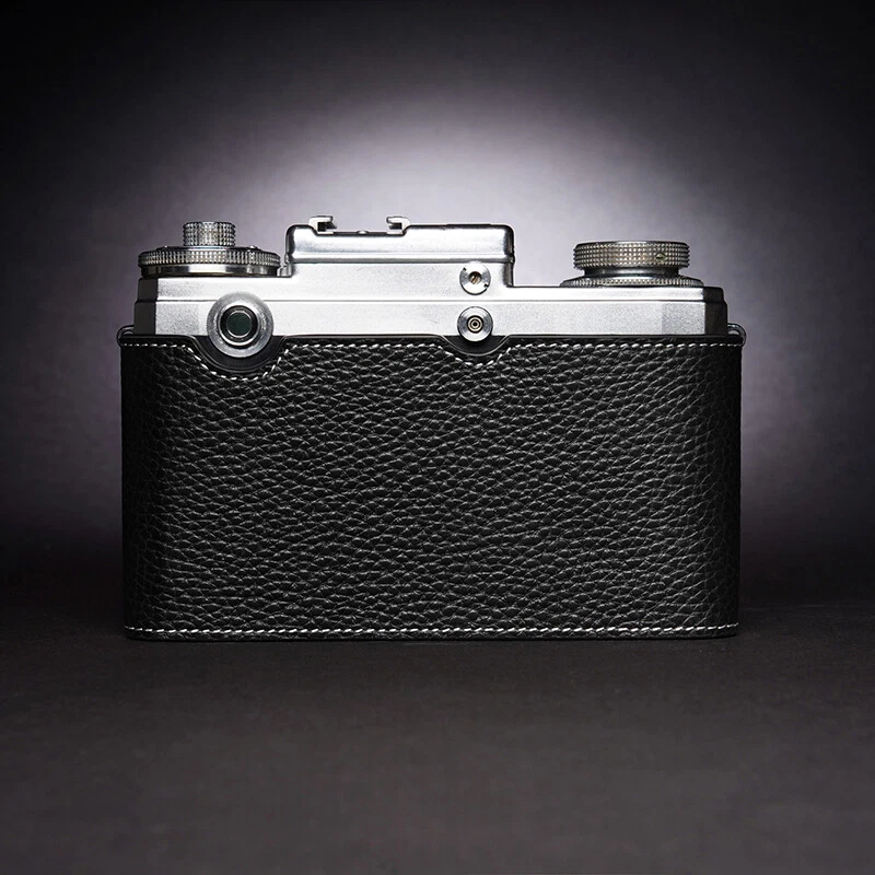 Handmade Genuine Leather Half Camera Case Cover For ZEISS IKON CONTAX iiiA IIA - Image 4 of 4