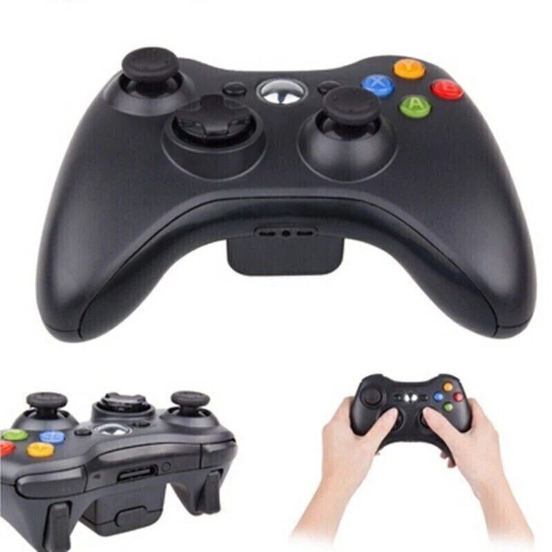 Controller Xbox Wireless Joystick Gamepad Compatibile XBOX 360 Vibrazione Analog - Immagine 2 di 4