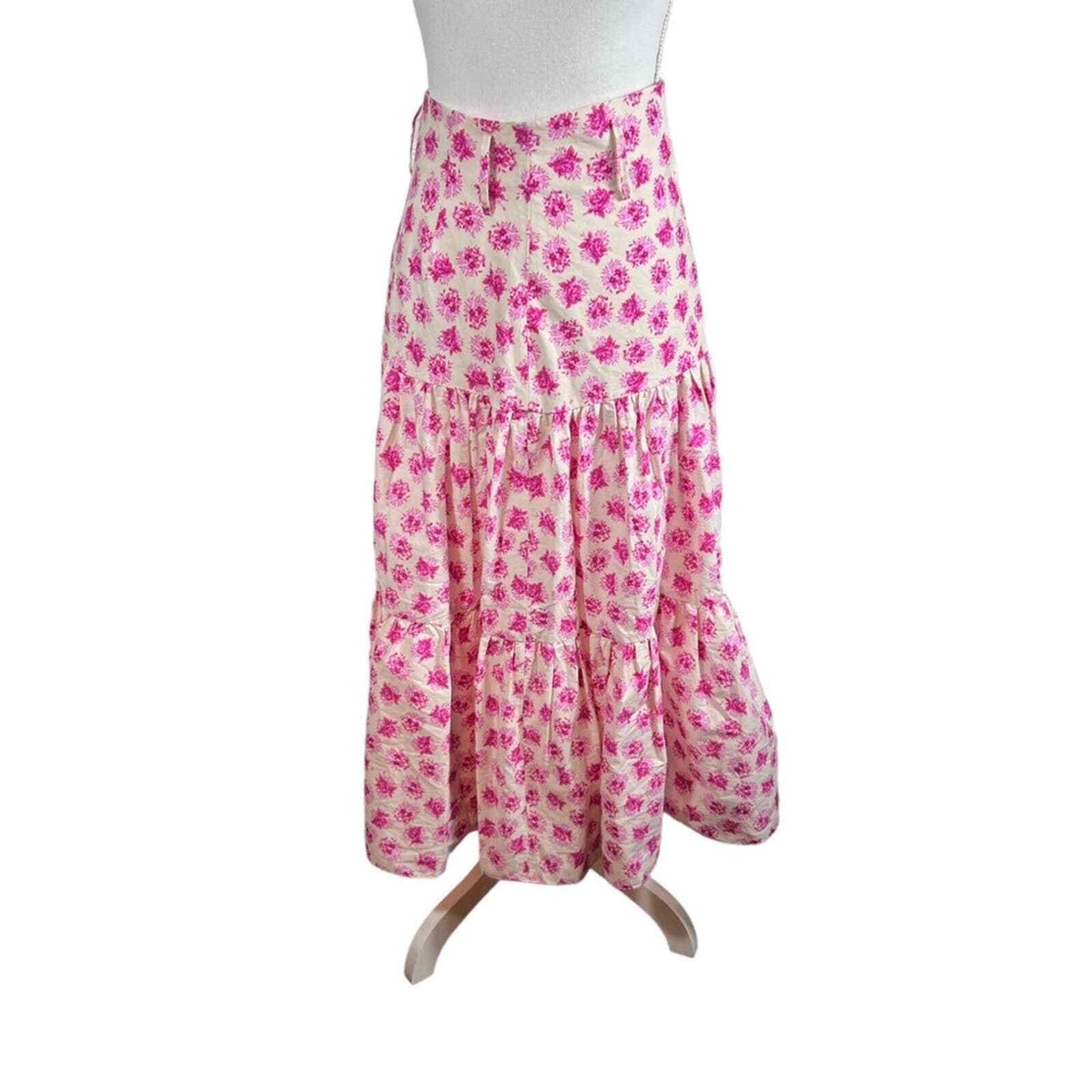 Zara Floral Zara Tiered Maxi Skirt Zara Skirts Zara Cotton Floral