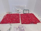 Longaberger 2 - Backyard Bandanna Fabric Squares 36" New