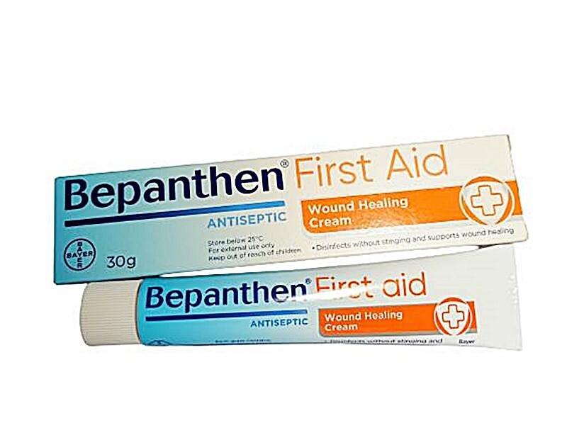 Bepanthen First Aid Cream Antiseptic Wound Ulcers Promote Natural