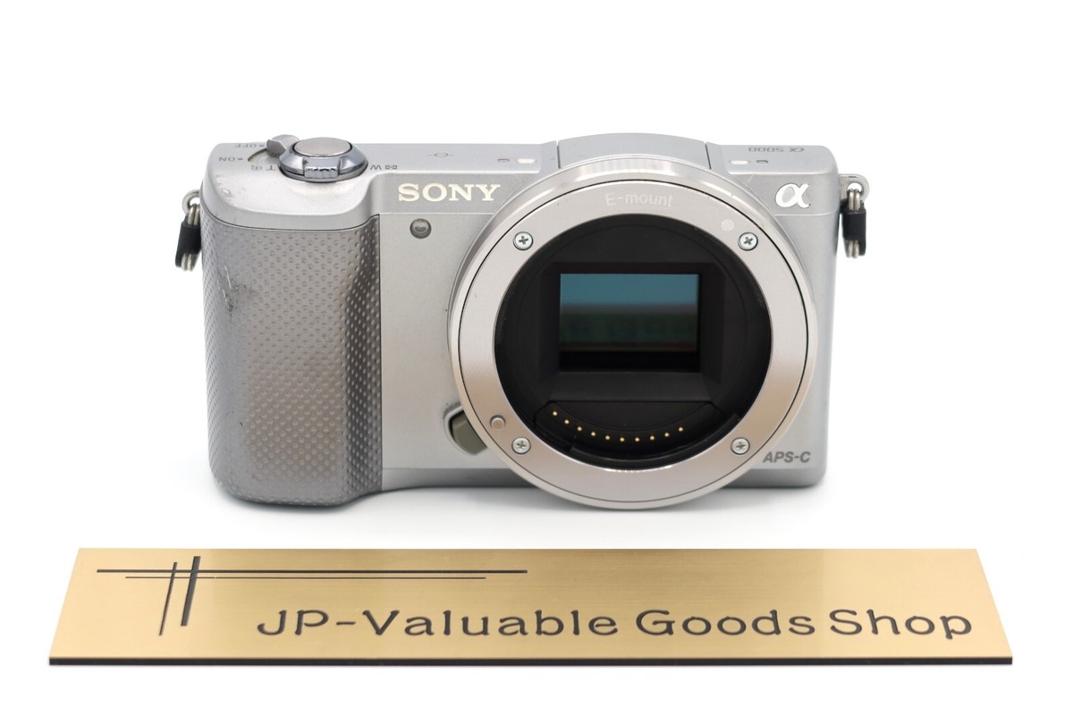 C] Sony Alpha a5000 ILCE-5000 Mirrorless Camera Silver W