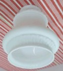 Antique Milk Glass Shade For Sconce, Fixture # 2 — photo 6