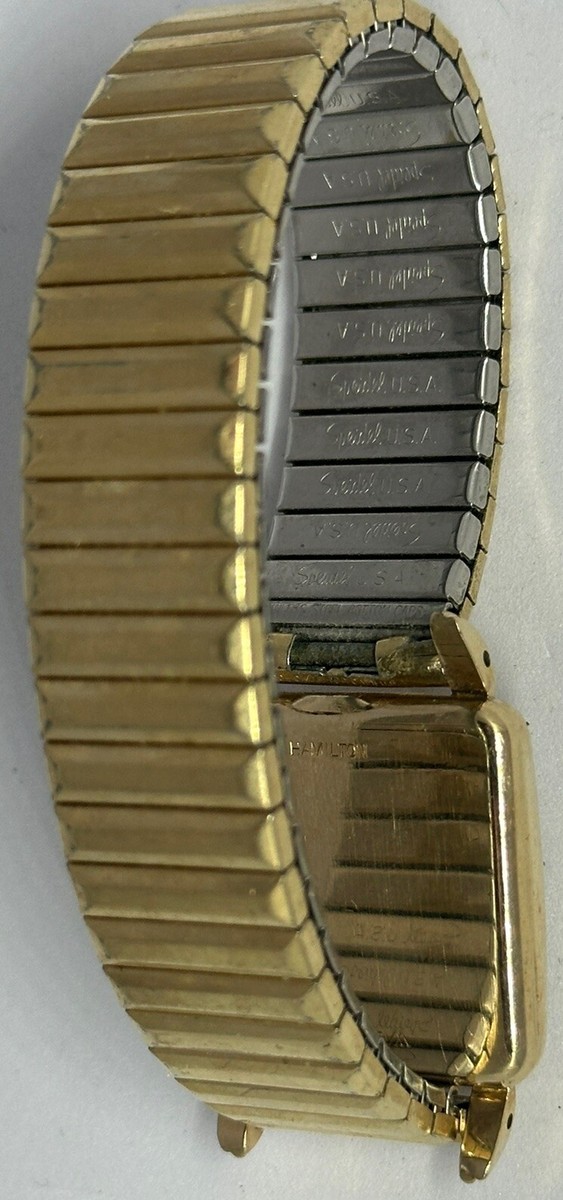 Hamilton 747 Watch Vintage 10K Gold Plated Not Working 
