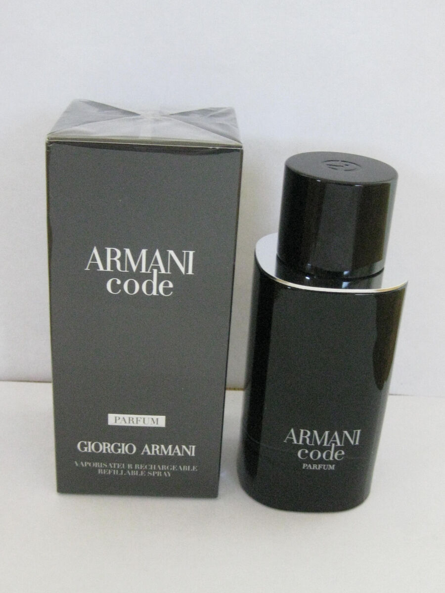 ARMANI CODE BY GIORGIO ARMANI 2.5 oz 75ml PARFUM SPRAY ARMANI CODE BY GIORGIO ARMANI 2.5 oz 75ml PARFUM SPRAY