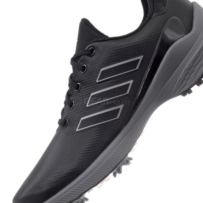 Adidas ZG23 Mens Pro Golf Shoes Cleats Spikes, Black Gray, Pick