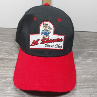 Custome Lil' Shavers Wood Shop Hat Black Adjustable Cap OTTO Kids Wood Working 