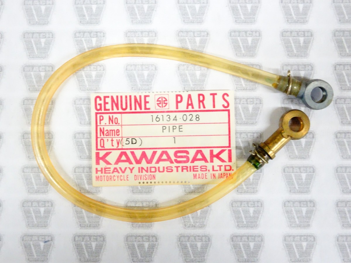 Kawasaki NOS NEW 16134-028 Oil Pipe Assy KD KE KD175 KE175