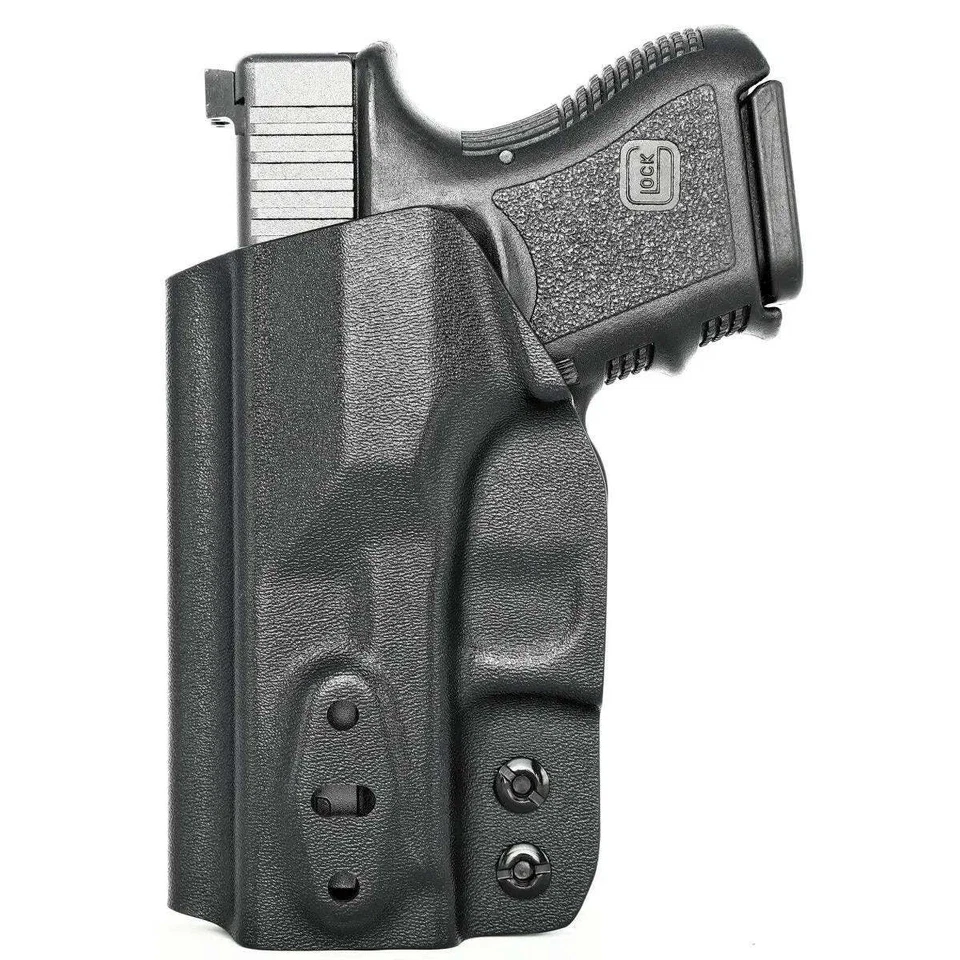 Tuckable IWB Holster fits: Glock 26 27 33 (Optic Ready) - Rounded Gear - Image 4 of 4
