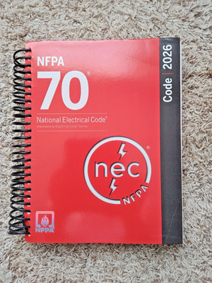*NFPA 70 National Electrical Code (NEC) 2026 Edition Spiralbound