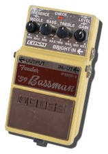 Pédale de préampli BOSS FBM-1 Fender 59 Bassman 9582 testée et fonctionnelle
