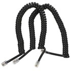 2 Pcs Telephone Cable Coiled Cords Receiver for Landline Phones