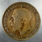 1912 George V Half Penny — photo from another recent sale