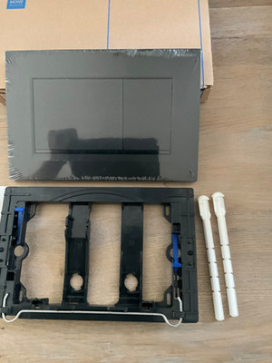 Geberit  Sigma 30 ,Drückerplatte,Betätigungstaste in schwarz matt, # 2 - B-WARE