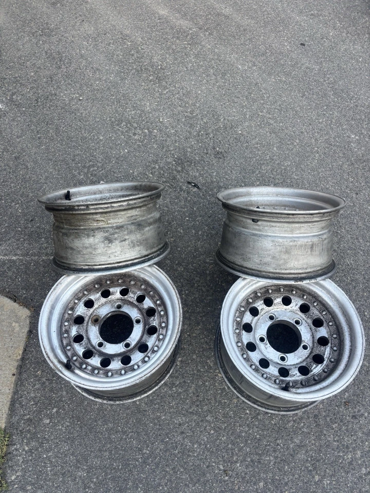 Set Of Four 15x8 American Racing Outlaw II Aluminum Wheels - Image 3 of 4