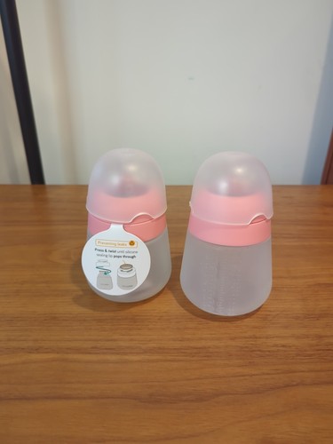 Nanobebe Silicone Baby Bottles Anti-Colic 9oz Two Pack - Picture 4 of 5