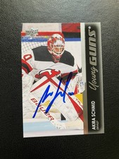 Akira Schmid signed 21-22 Young Guns 714