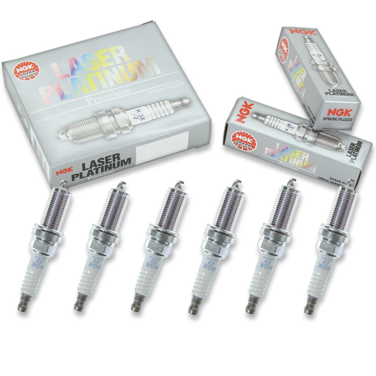 6 pcs NGK Laser Platinum Spark Plugs for 2003-2009 Toyota 4Runner 4.0L V6 - tx