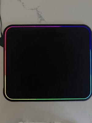 SteelSeries 63826 QCK Gaming Surface Prism Cloth RGB XL  Mouse Pad - Black