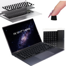 Keyboard Cover for Long Nails,119 Pcs Raised Keyboard Stickers with Universal 17