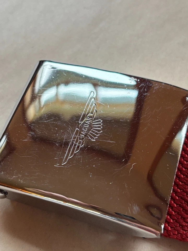 Jaguar XKE 1966/67 Vintage "Jaguar" Juego de cinturones de seguridad rojos American Safety Corp Foto 2 de 4