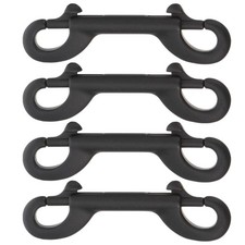 4 Pcs Double Ended Bolt Snap Hook Hooks Dog Leash Carabiner Clip