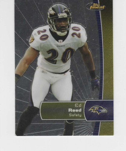 2012 Topps Finest Ed Reed #39 card
