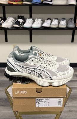 Size 9.5 - Asics Gel Kinetic Fluent Seal Grey Pure Silver Brand New DS