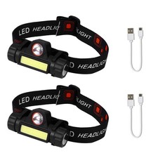 Durable Automatic Dimming Headlight For Welding Helmet USB Charging 2-Purpose