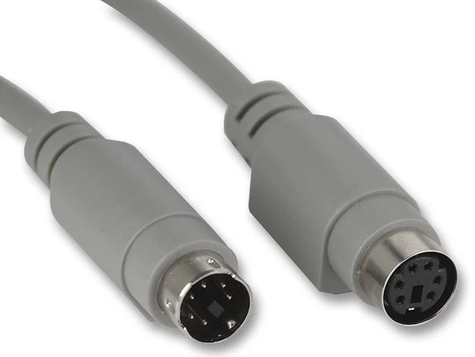 PRO SIGNAL - Câble PS/2 6 broches Femelle à Mâle, 3m Gris - Photo 1/1