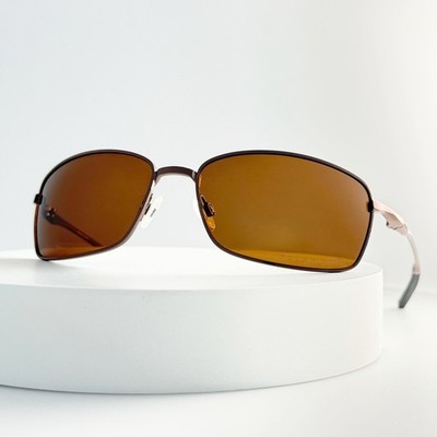 Oakley Square Wire OO4075 Polarized Sunglasses Tungsten Frame Lens 60mm
