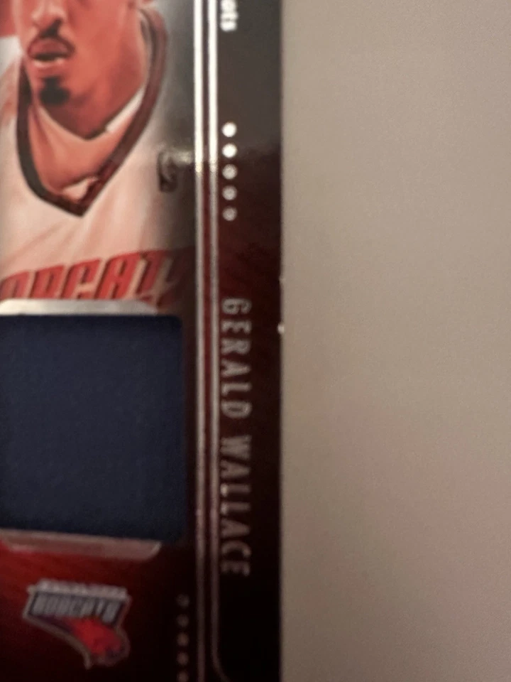Parche de camiseta usada en el juego Gerald Wallace reliquias de la NBA Panini Silhouette 2024-25 Foto 3 de 3