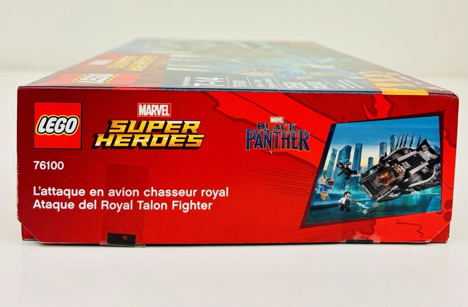 LEGO 76100 Royal Talon Fighter Attack Marvel Super Heroes Black Panther Sellado Foto 3 de 4