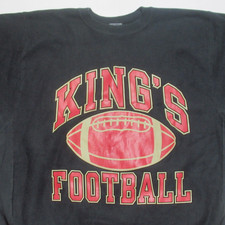 Vintage 90s King's Football Sweatshirt Crewneck Champion Reverse Weave XL