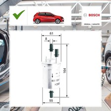 Bosch Kraftstofffilter VW POLO (6R1, 6C1) 1.4 (6R1)
