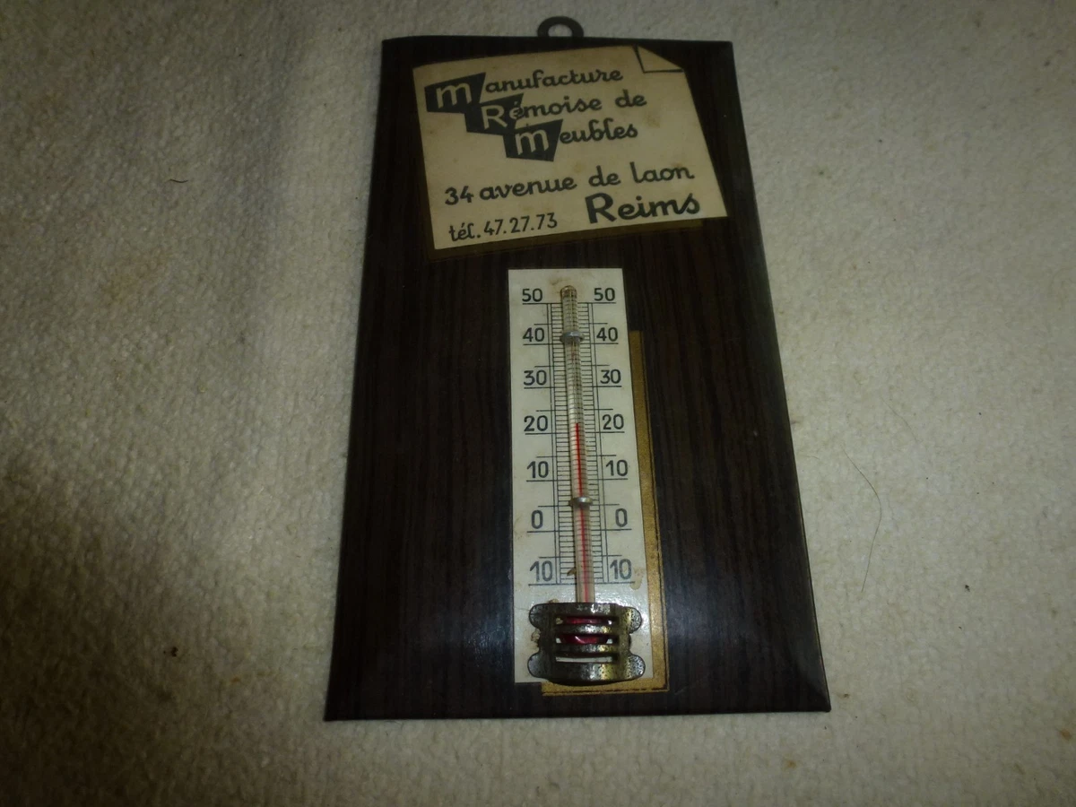 Ancien thermomètre en forme de ballon de rugby - FR
