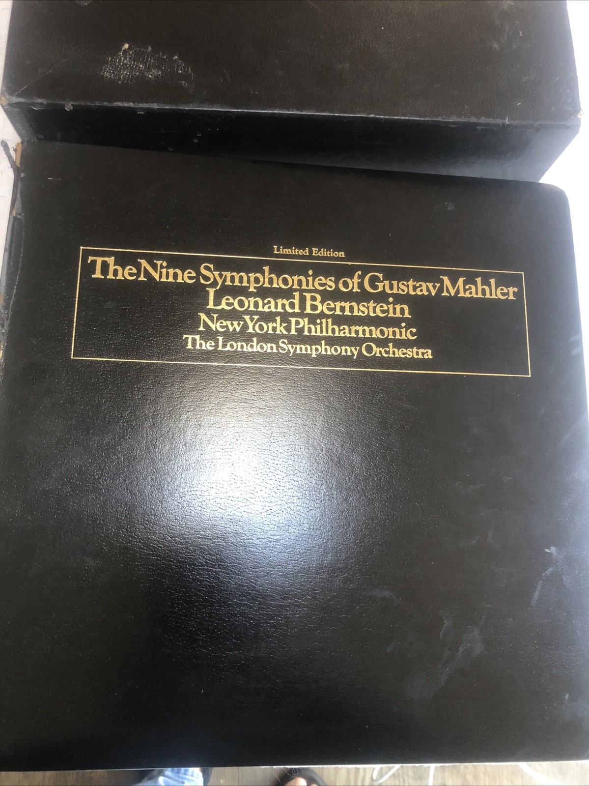 GUSTAV MAHLER Bernstein NINE SYMPHONIES NYP/LSO LP VINYL Columbia GMS 765