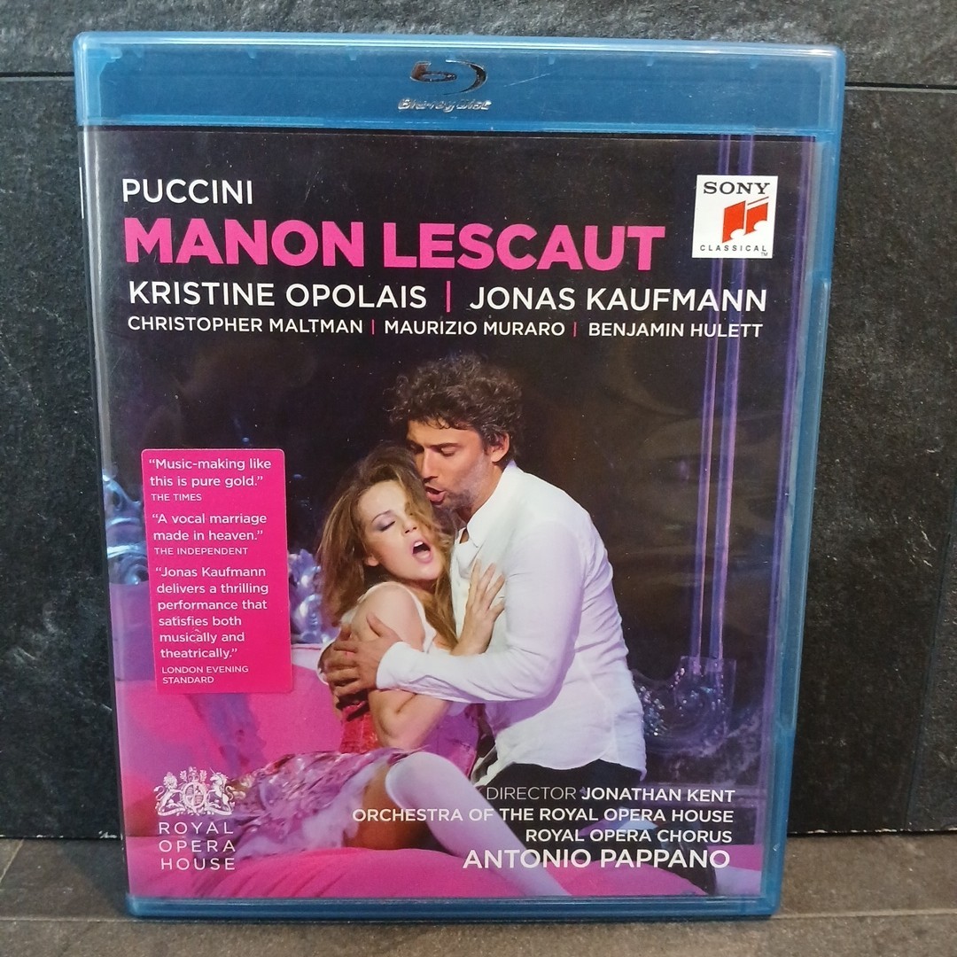 Giacomo Puccini Manon Lescaut Live Concert BluRay VGC Fast UK Post Region A B C