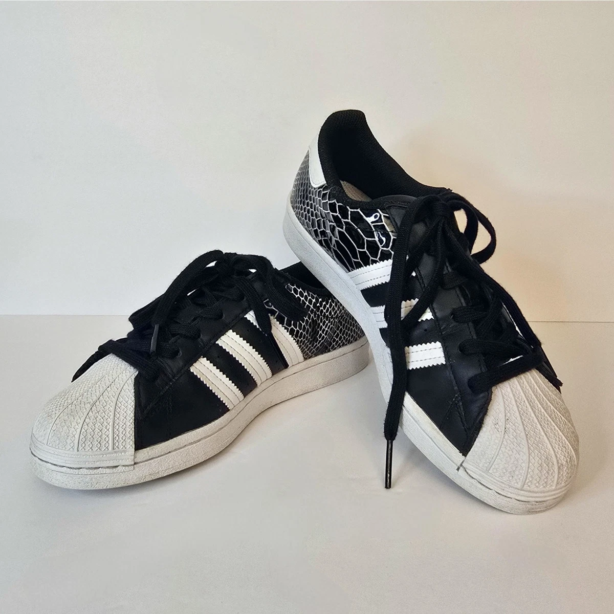 adidas gazelle silver green womens Adidas Superstar White Black Snake Women's – Pimp Kicks main image 1