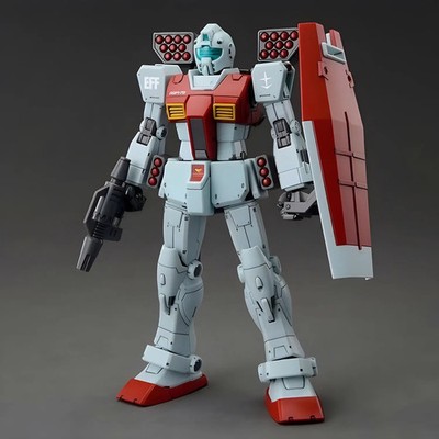 HG 1/144 RGM-79 GM Captain Moroccan Front Model Kit With Cannon